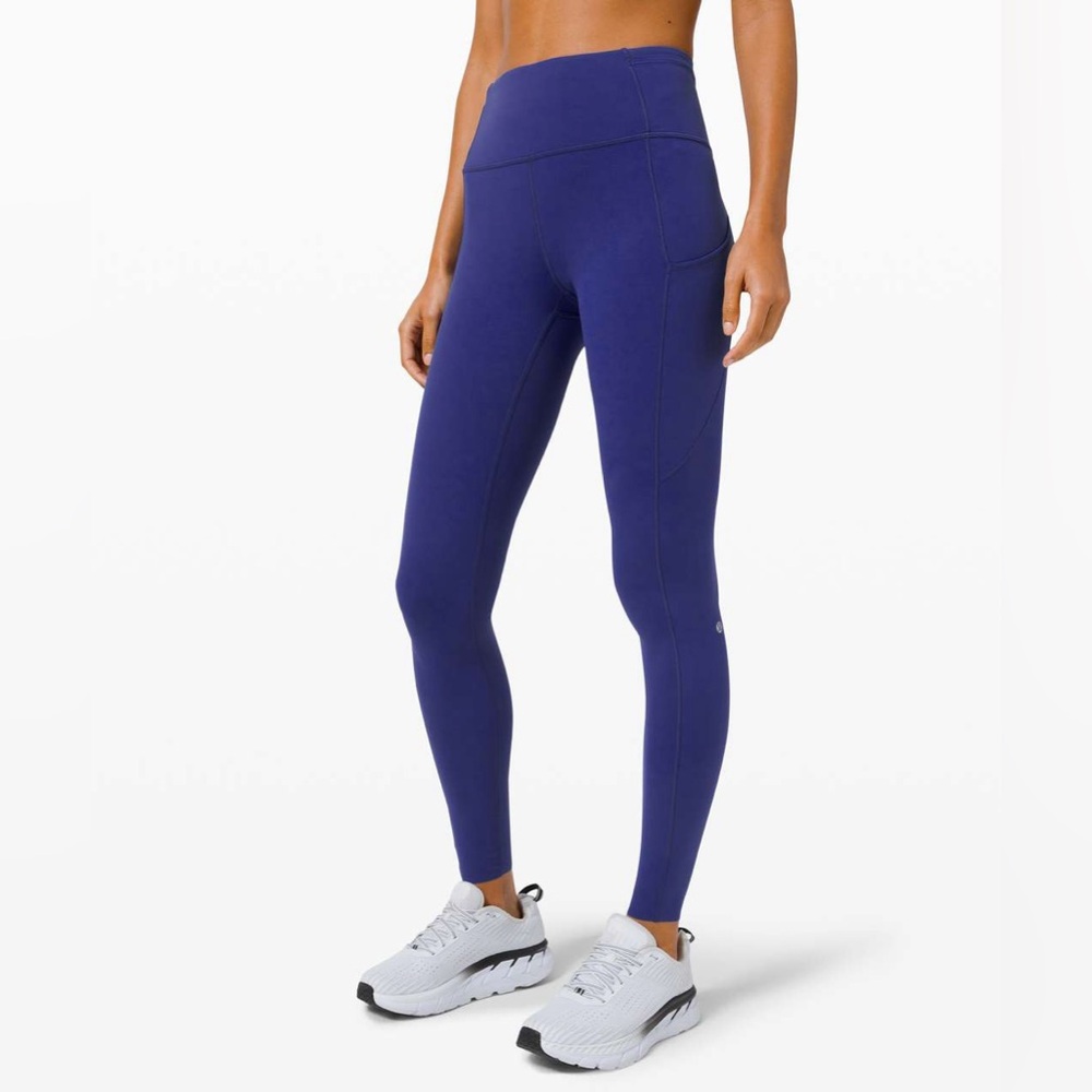 LULULEMON Fast and Free Tight 28" *Non-Reflective - W5BXUS - Larkspur - Sz 2